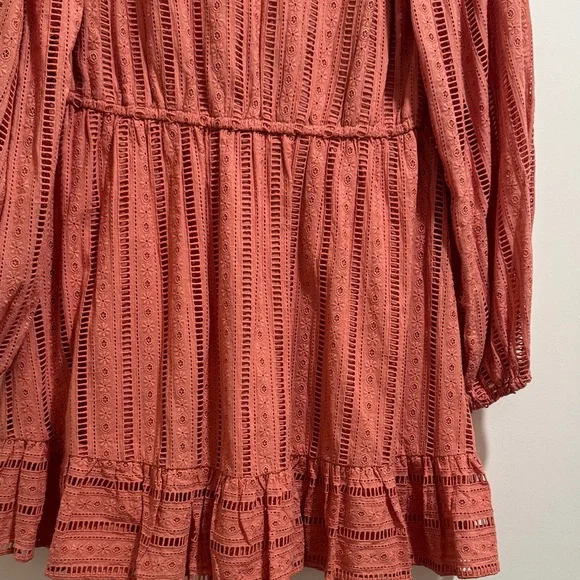 Anthropologie - Forever That Girl Eyelet Mini Dress - Picture 12 of 15